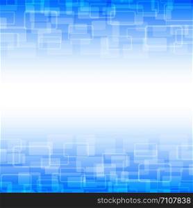 blue geometric background, technology concept