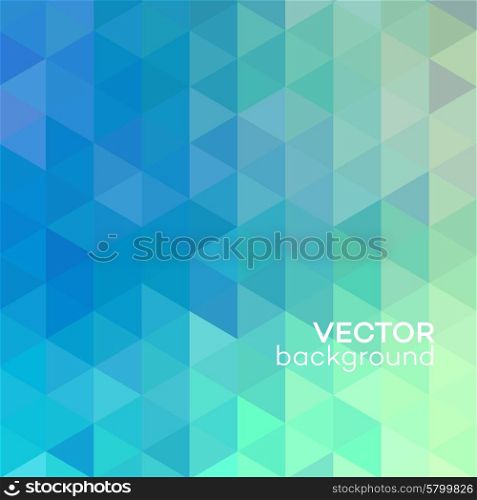 Blue geometric background with triangles. Vector illustration. Blue geometric background with triangles. Vector illustration EPS 10.