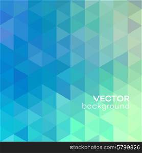 Blue geometric background with triangles. Vector illustration. Blue geometric background with triangles. Vector illustration EPS 10.
