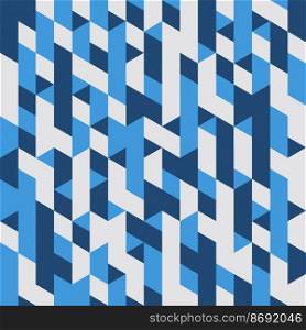 Blue Geometric Seamless pattern Abstract background