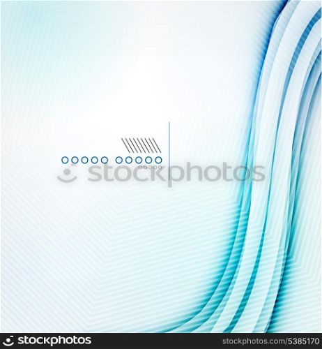 Blue glowing abstract background