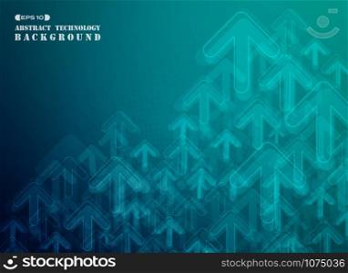 Blue gradient of vertical technology futuristic business background, illustration vector eps10