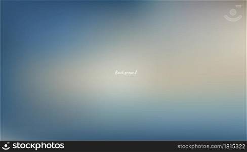 Blue-gray gradient abstract background. Blurred smooth gray color, bright light effect holographic, silver graphic soft design wallpaper, vector illustration