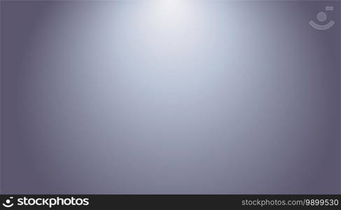 Blue-gray gradient abstract background. Blurred smooth gray color, bright light effect holographic, silver graphic soft design wallpaper, vector illustration