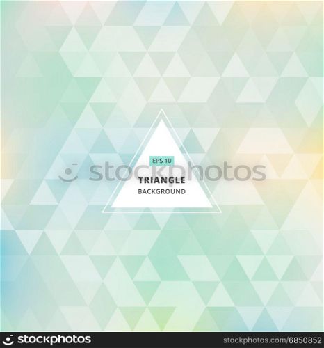 blue green abstract triangle pattern background seamless vector