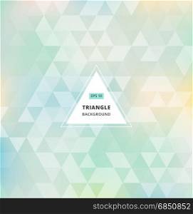 blue green abstract triangle pattern background seamless vector