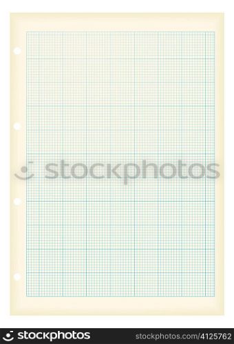 blue grid graph paper ideal maths background with grunge effect