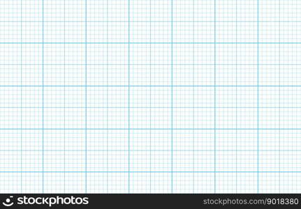 Blue grid paper pattern. Checkered sheet template for notebook page in school math education, office work, memos, drafting, plotting, engineering or architecting measuring. Vector graphic illustration. Blue grid paper pattern. Checkered sheet template for notebook page in school math education, office work, memos, drafting, plotting, engineering or architecting measuring