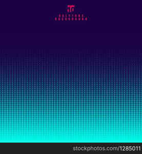 Blue halftone dots on purple background and texture. Vector illustration