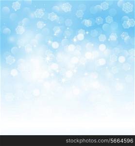Blue holiday light background. Vector illustration. eps10