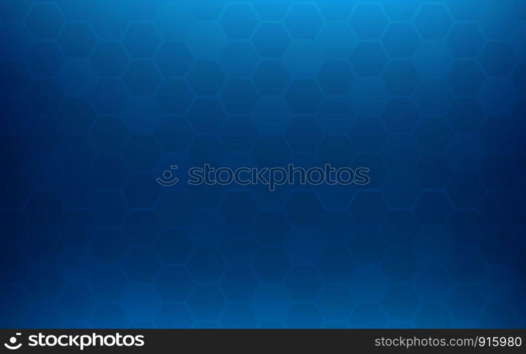 Blue honeycomb abstract background. Wallpaper and texture concept. Minimal theme