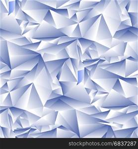 Blue Ice Seamless Pattern. Winter Crystal Background. Blue Ice Seamless Pattern