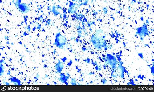 Blue ink stains.Grunge texture seamless background.