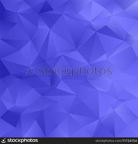Blue irregular triangle pattern background Vector Image