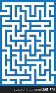 Blue labyrinth