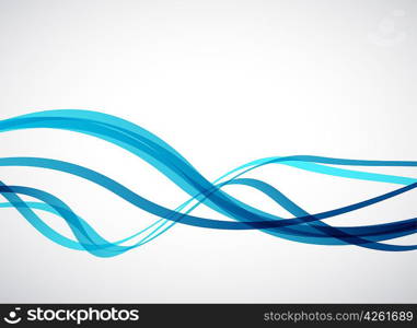 Blue lines. Abstract vector background