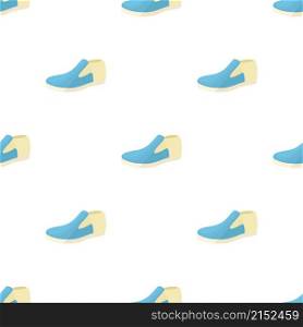 Blue man shoe pattern seamless background texture repeat wallpaper geometric vector. Blue man shoe pattern seamless vector