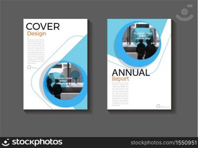 blue modern cover design background book cover abstract Brochure cover template,annual report, magazine and flyer layout Vector a4