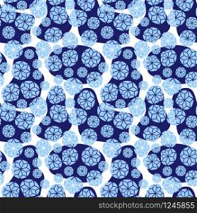 Blue moroccan pattern. Unique textile design. Blue moroccan pattern. Unique textile design.