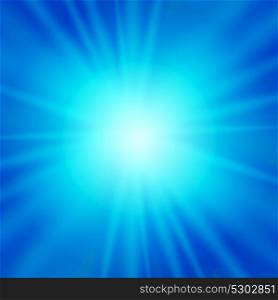 Blue Natural Sunny Background Vector Illustration EPS10. Natural Sunny Background Vector Illustration