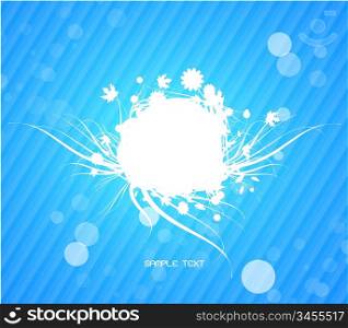 Blue nature abstract background