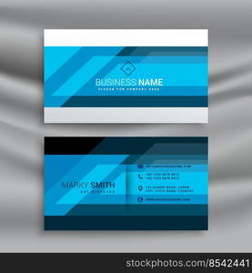 blue professional business card design