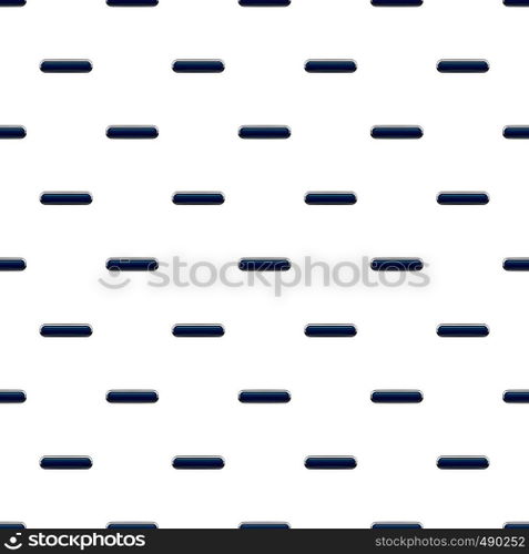 Blue rectangular button pattern seamless repeat in cartoon style vector illustration. Blue rectangular button pattern