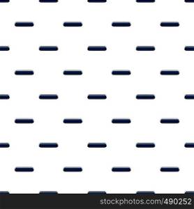 Blue rectangular button pattern seamless repeat in cartoon style vector illustration. Blue rectangular button pattern