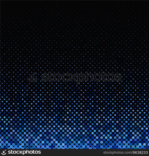 Blue repeating abstract dot pattern background Vector Image