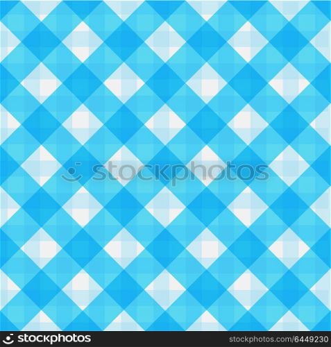 Blue Retro tablecloth texture.