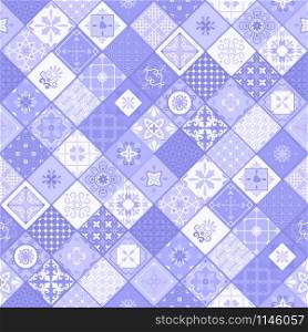 Blue rhombus modern tile background, vector illustration. Blue rhombus modern tile background