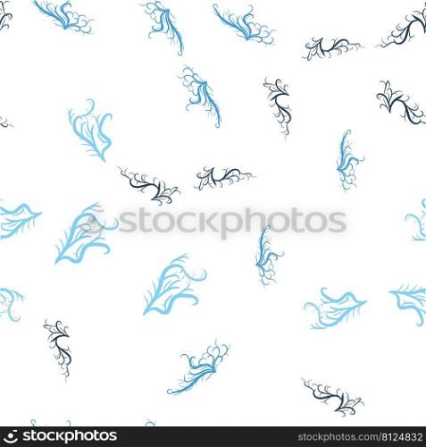 Blue Seamless pattern with starfish, corals, pearls and shells. Vector background with a marine theme. Seamless pattern with starfish, corals, pearls and seashells. Vector background with marine theme.
