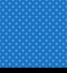 Blue seamless pattern with stars