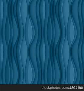Blue seamless Wavy background texture.. Vector blue seamless Wavy background texture. Wave pattern