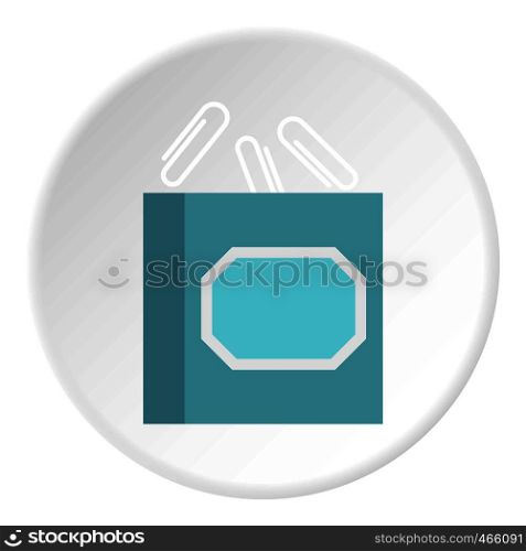 Blue sharpened pencil with eraser icon in flat circle isolated on white vector illustration for web. Blue sharpened pencil with eraser icon circle