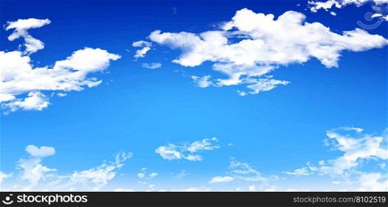 Blue sky with clouds backgrounds Royalty Free Vector Image
