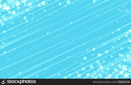 blue stars background. Pop art retro vector stock illustration drawing. blue stars background