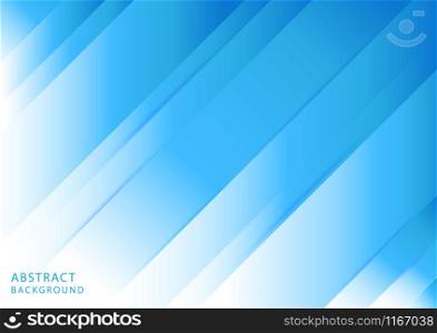 Blue stripe Minimal geometric background with gradient colors. Vector illustration
