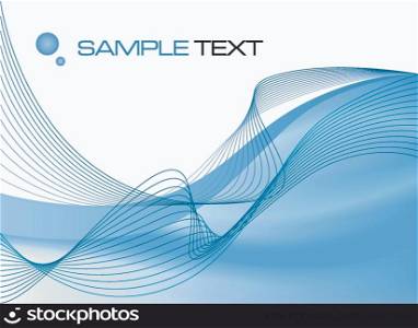 Blue technical abstract background - vector illustration