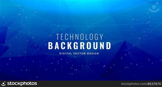 blue technology concept background design