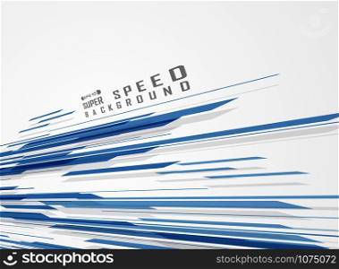 Blue technology line pattern of speed futuristic background, vector eps10