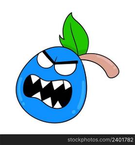 blue tomato face aggressive spirit