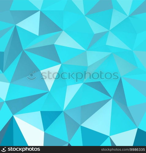 Blue triangle geometric pattern. Vector Design Background