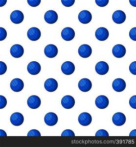 Blue volleyball ball pattern. Cartoon illustration of blue volleyball ball vector pattern for web. Blue volleyball ball pattern, cartoon style