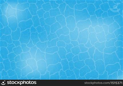 Blue water or ocean surface pattern textured. Abstract sea wave background. Wallpaper, backdrop, background for summer season.
