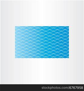 blue water wave background seamless card design