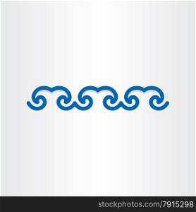 blue water waves surf ocean abstract design
