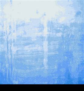 Blue watercolor Messy Wall texture for your design. EPS10 vector.