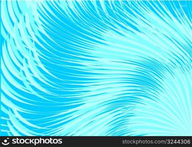 Blue wave abstract vector illustration