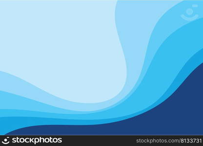 Blue wave Baground Wallpaper pattern vector